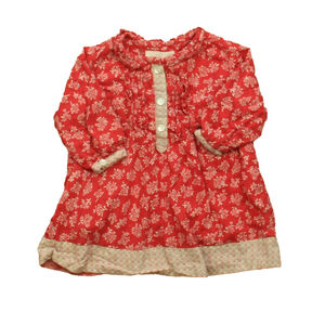 Arsene et Les Pipelettes Girls Pink Floral Dress size: 3 Months